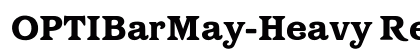 OPTIBarMay-Heavy Regular preview