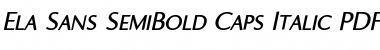 Download Ela Sans SemiBold Caps Font Download Ela Sans SemiBold Caps Font