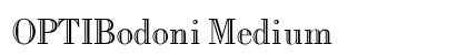 OPTIBodoni Medium preview