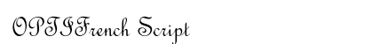 OPTIFrench Script preview