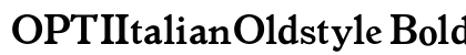 OPTIItalianOldstyle Bold preview