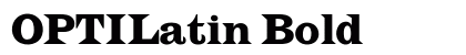 OPTILatin Bold preview