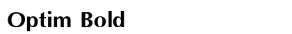 Optim Bold preview