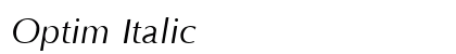 Optim Italic Preview