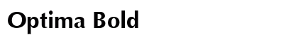 Optima Bold preview
