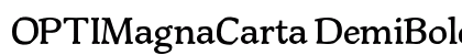OPTIMagnaCarta DemiBold preview