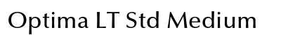 Optima LT Std Medium Preview