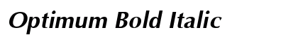 Optimum Bold Italic Preview
