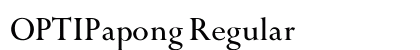 OPTIPapong Regular preview