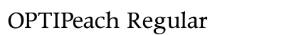 OPTIPeach Regular preview