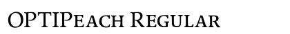 OPTIPeach Regular preview