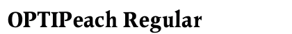 OPTIPeach Regular preview