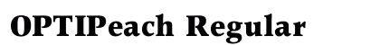 OPTIPeach Regular preview