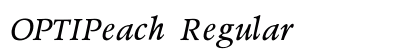 OPTIPeach Regular preview