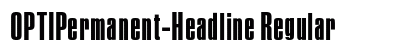 OPTIPermanent-Headline Regular preview