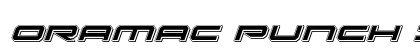 Oramac Punch Italic Italic preview