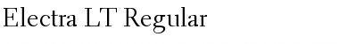 Electra LT Regular Regular Font
