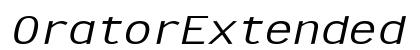 OratorExtended Oblique preview