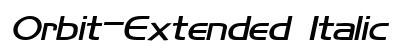 Orbit-Extended Italic preview