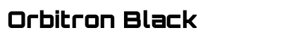 Orbitron Black preview