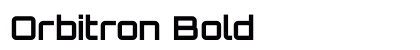 Orbitron Bold Preview