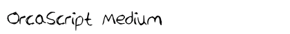 OrcaScript Medium preview