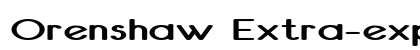Orenshaw Extra-expanded Bold Preview