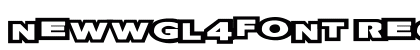 NewWGL4Font Regular preview