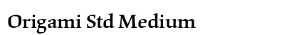 Origami Std Medium preview