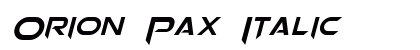Orion Pax Italic preview