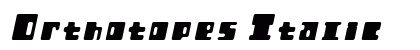 Orthotopes Italic preview