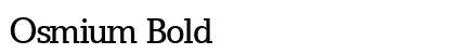 Osmium Bold preview