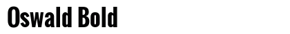 Oswald Bold preview