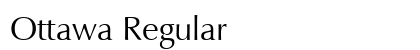 Ottawa Regular Font