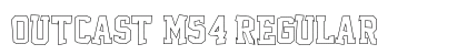 Outcast M54 Regular Font
