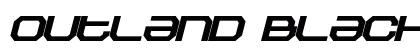 Outland Black Italic preview