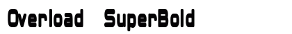 Overload SuperBold Font