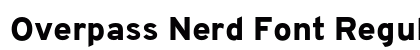 Overpass Nerd Font Regular Preview