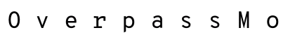 OverpassMono Nerd Font Mono Regular preview