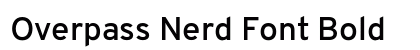 Overpass Nerd Font Bold preview