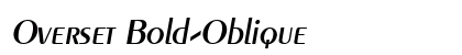 Overset Bold-Oblique Preview