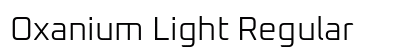Oxanium Light Regular preview