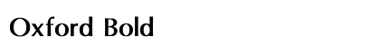 Oxford Bold preview
