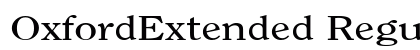 OxfordExtended Regular preview