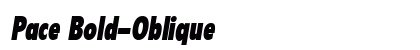 Pace Bold-Oblique Preview