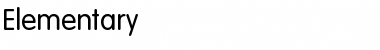 Download Elementary Font