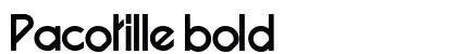Pacotille bold Preview