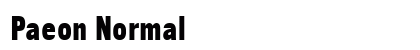 Paeon Normal preview