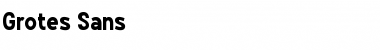 Grotes Sans DEMO Regular Font