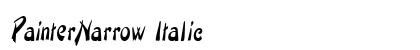 PainterNarrow Italic Preview
